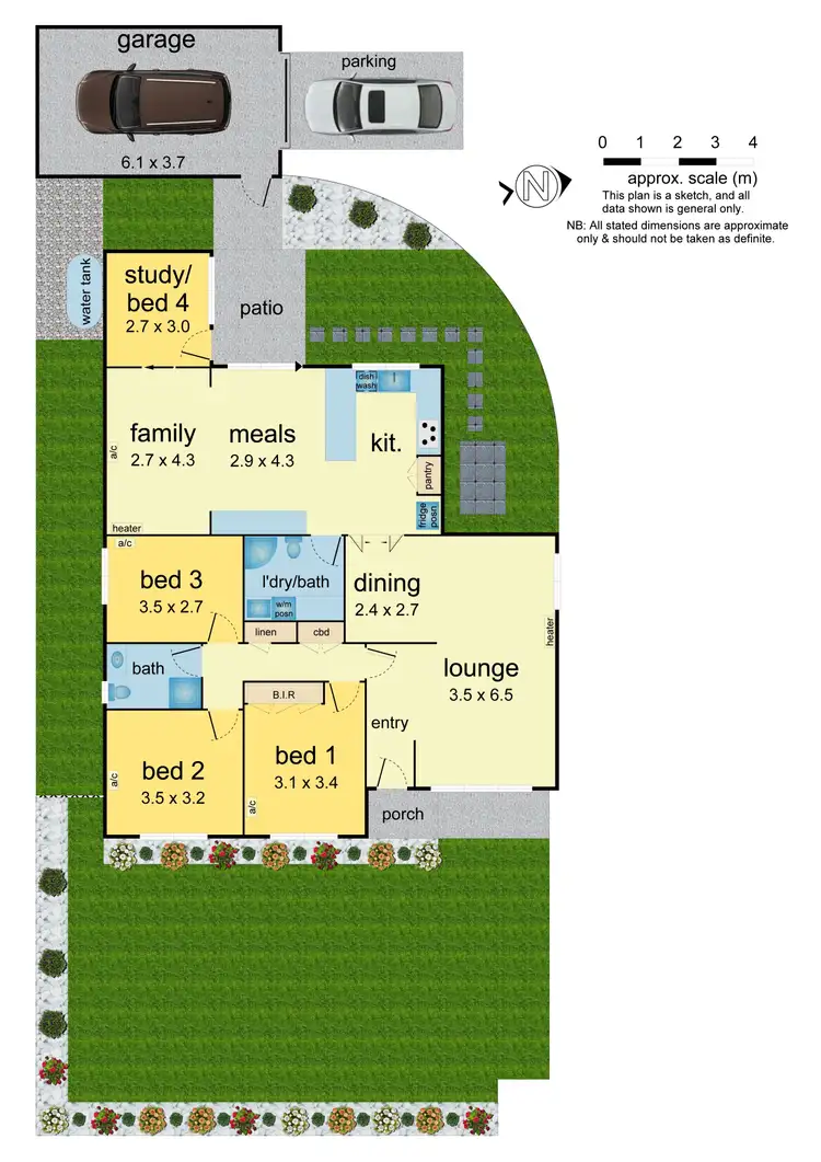 Floorplan of Homely unit listing, 1/55 Glencairn Street, Mulgrave VIC 3170
