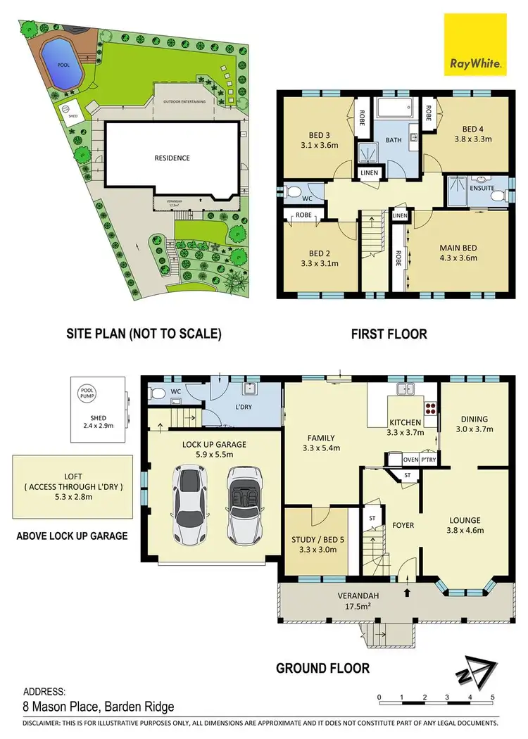 Floorplan of Homely house listing, 8 Mason Place, Barden Ridge NSW 2234