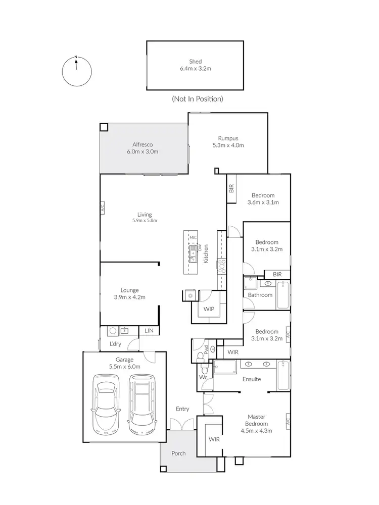 Floorplan of Homely house listing, 19 Lapwing Drive, Lara VIC 3212