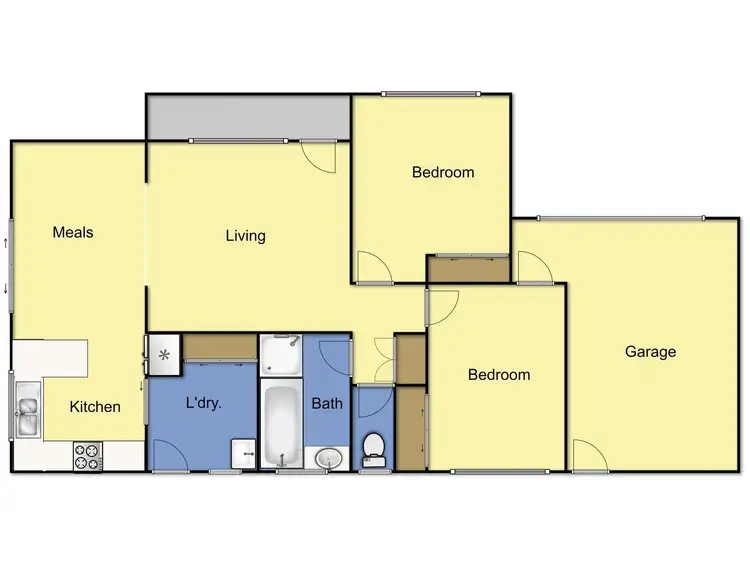 Floorplan of Homely unit listing, 3/69-73 Gloucester Street, Grovedale VIC 3216