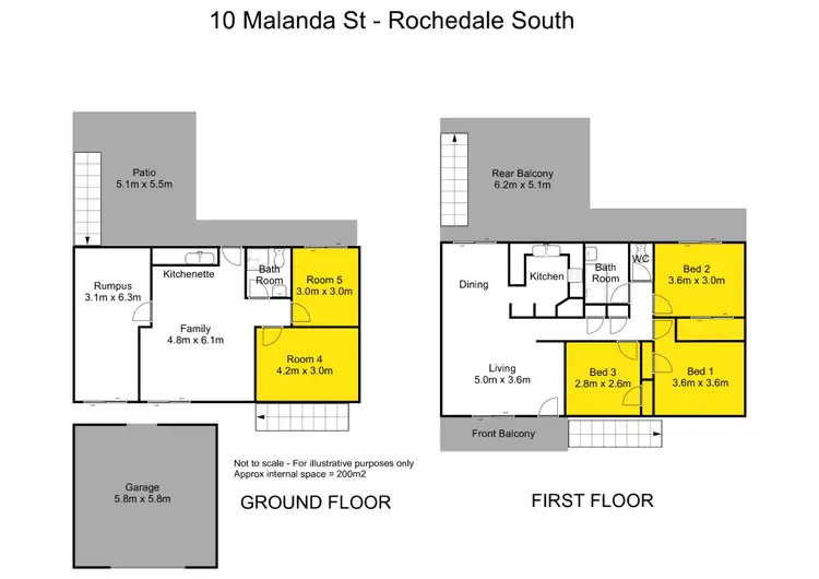 Floorplan of Homely house listing, 10 Malanda Street, Rochedale South QLD 4123