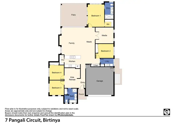 Floorplan of Homely house listing, 7 Pangali Circuit, Birtinya QLD 4575