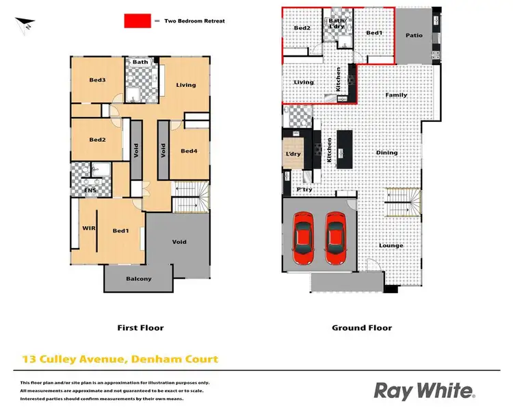 Floorplan of Homely house listing, 13 Culley Avenue, Denham Court NSW 2565