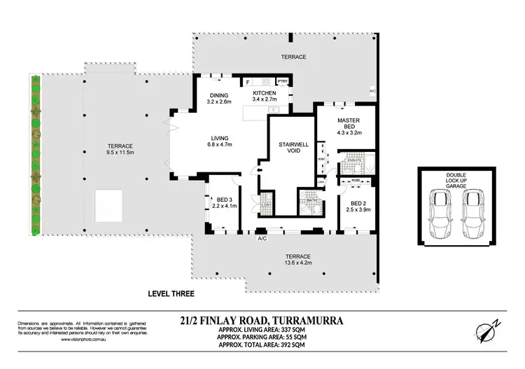 Floorplan of Homely apartment listing, 21/2 Finlay Road, Turramurra NSW 2074