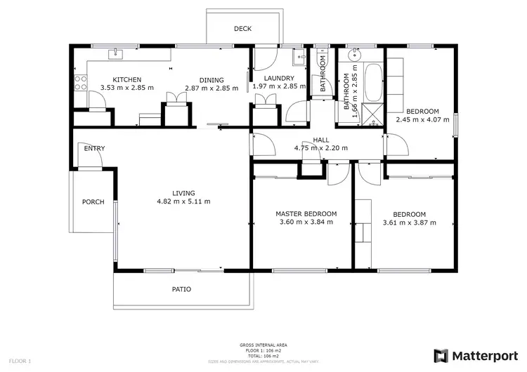 Floorplan of Homely house listing, 40 Pritchard Street, Swan Hill VIC 3585