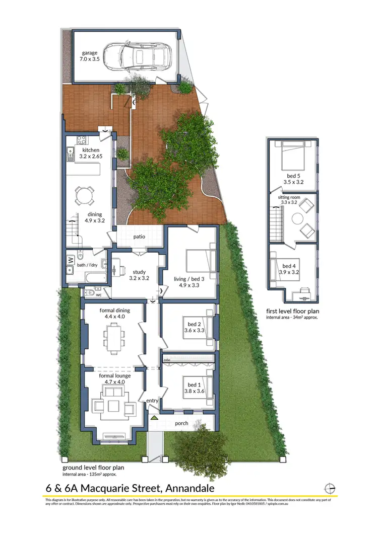 Floorplan of Homely house listing, 6 Macquarie Street, Annandale NSW 2038