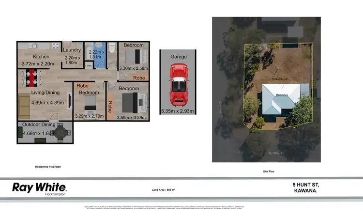 Floorplan of Homely house listing, 5 Hunt Street, Kawana QLD 4701