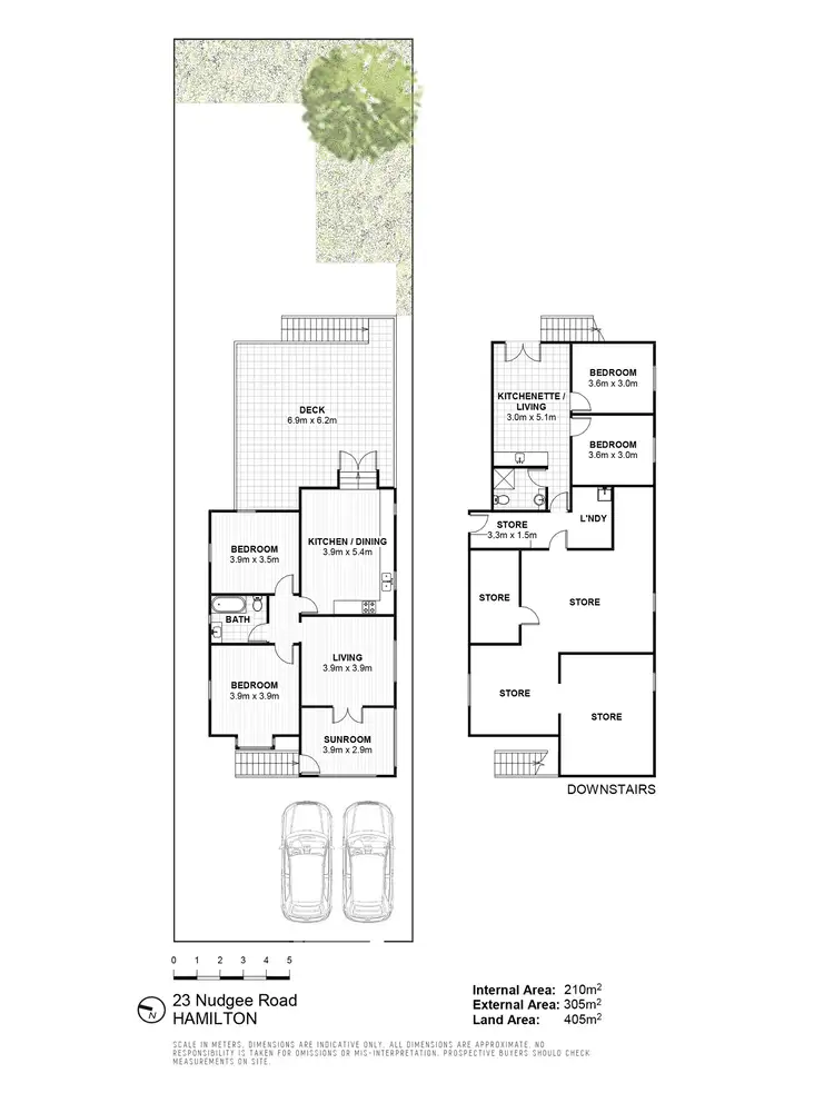 Floorplan of Homely house listing, 23 Nudgee Road, Hamilton QLD 4007