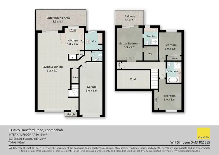 Floorplan of Homely townhouse listing, 233/125 Hansford Road, Coombabah QLD 4216