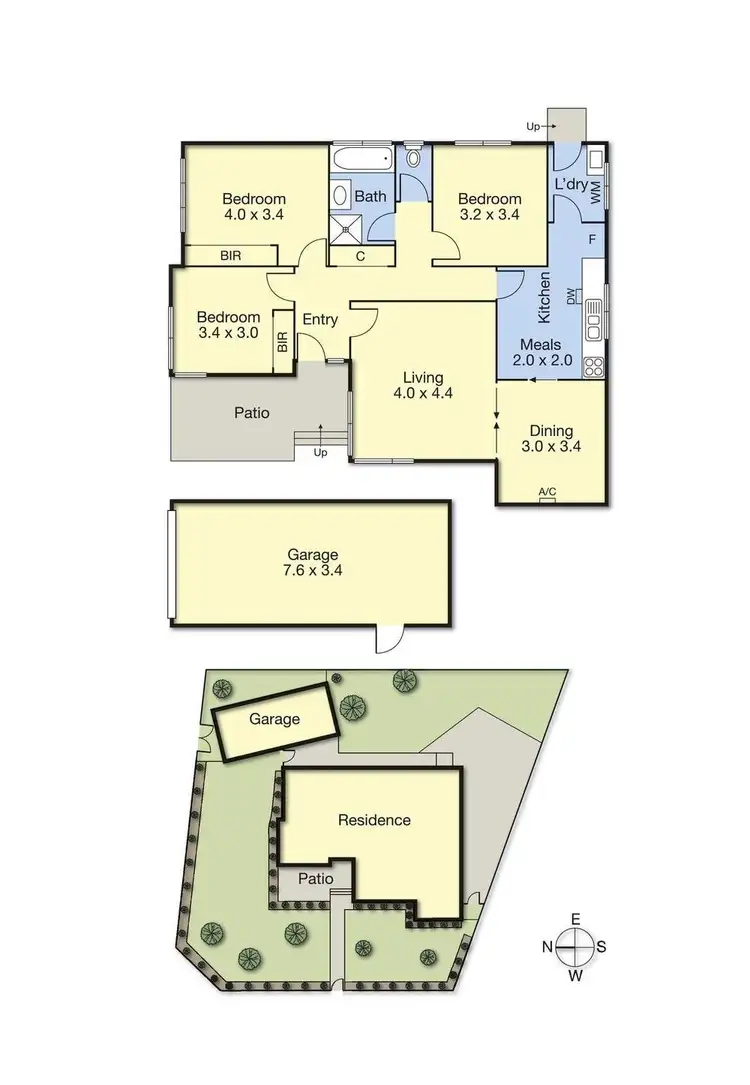 Floorplan of Homely house listing, 14 Warraweena Road, Clayton South VIC 3169