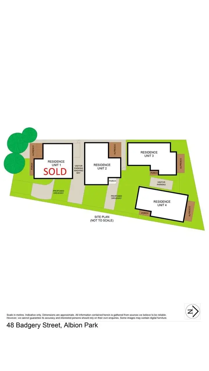 Floorplan of Homely townhouse listing, 2/48 Badgery Street, Albion Park NSW 2527