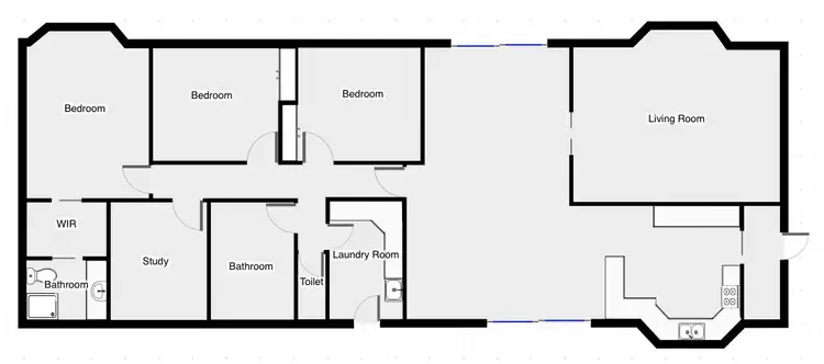Floorplan of Homely house listing, 9 Ward Road, Carwarp VIC 3494