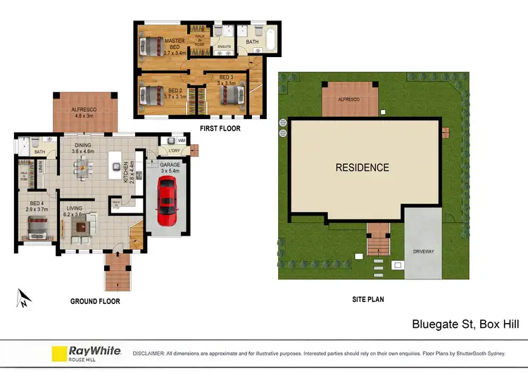 Floorplan of Homely house listing, lot 2 Bluegate Street, Box Hill NSW 2765