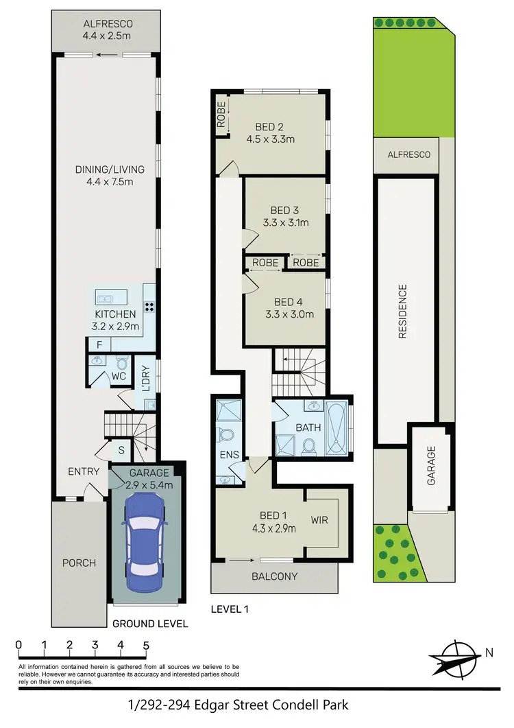 Floorplan of Homely house listing, 3/292-294 Edgar Street, Condell Park NSW 2200