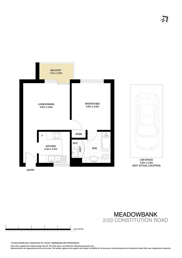 Floorplan of Homely apartment listing, 2/53 Constitution Road, Meadowbank NSW 2114
