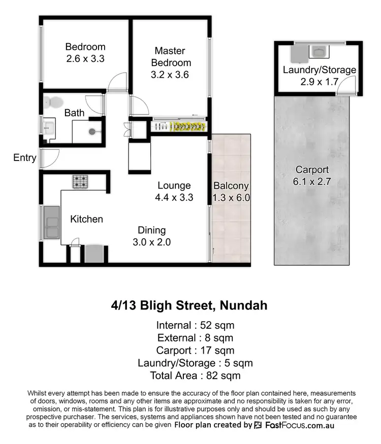 Floorplan of Homely apartment listing, 4/13 Bligh Street, Nundah QLD 4012
