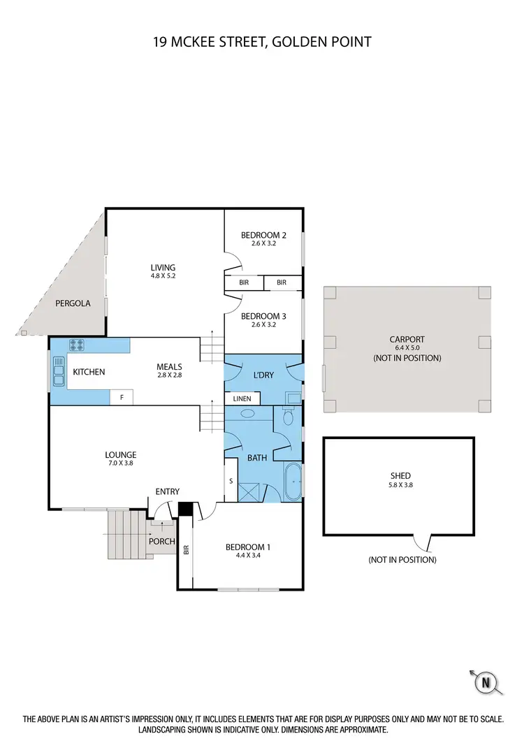 Floorplan of Homely house listing, 19 McKee Street, Golden Point VIC 3350