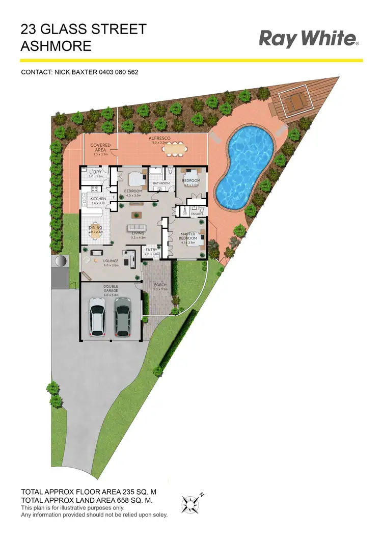 Floorplan of Homely house listing, 23 Glass Street, Ashmore QLD 4214