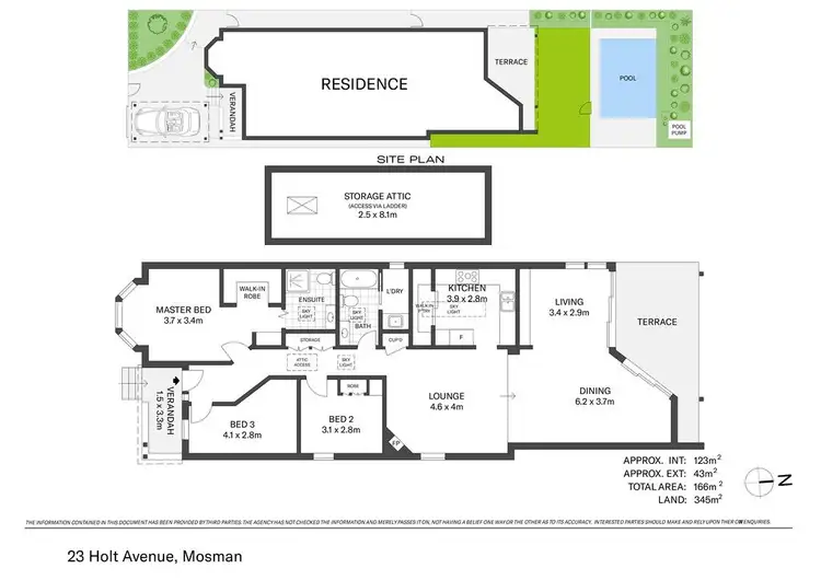 Floorplan of Homely house listing, 23 Holt Avenue, Mosman NSW 2088