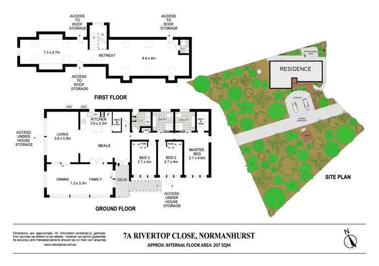Floorplan of Homely house listing, 7A Rivertop Close, Normanhurst NSW 2076