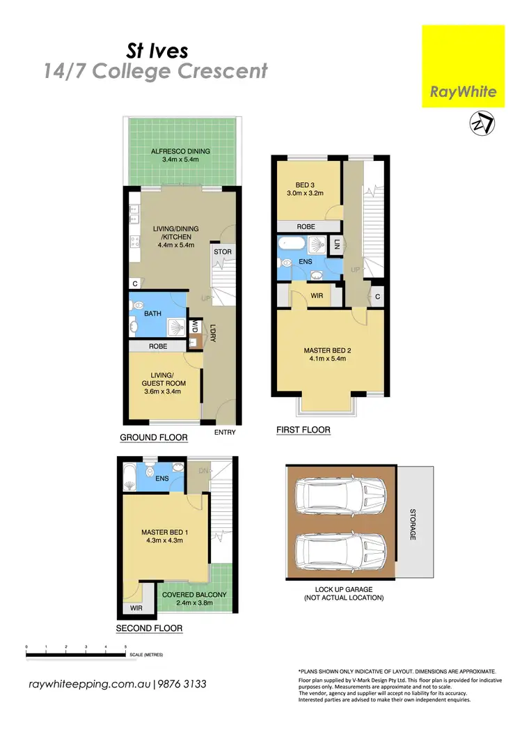 Floorplan of Homely townhouse listing, 14/7-11 College Crescent, St Ives NSW 2075
