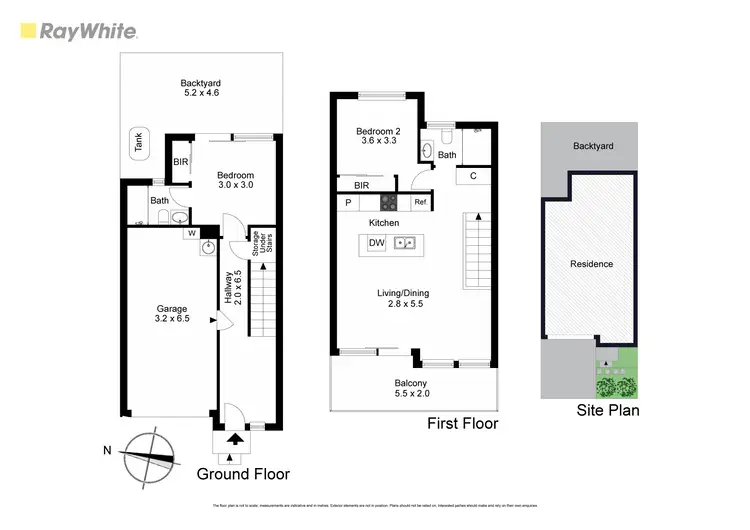 Floorplan of Homely townhouse listing, 6/14 Lidgate Avenue, Rowville VIC 3178