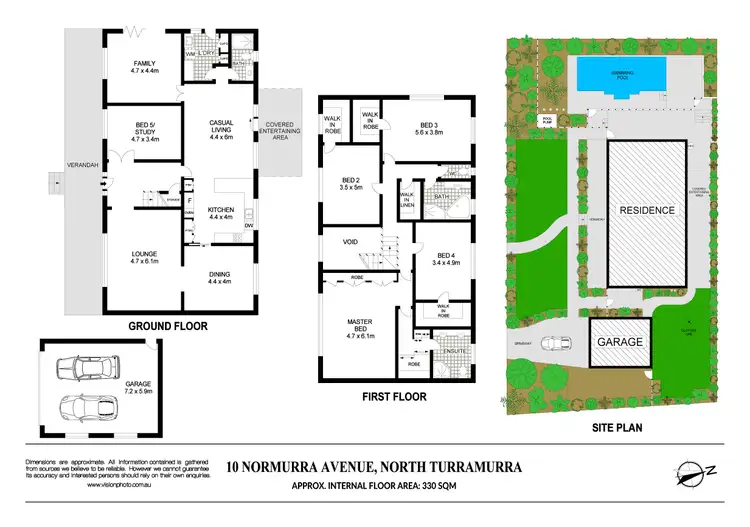 Floorplan of Homely house listing, 10 Normurra Avenue, Turramurra NSW 2074