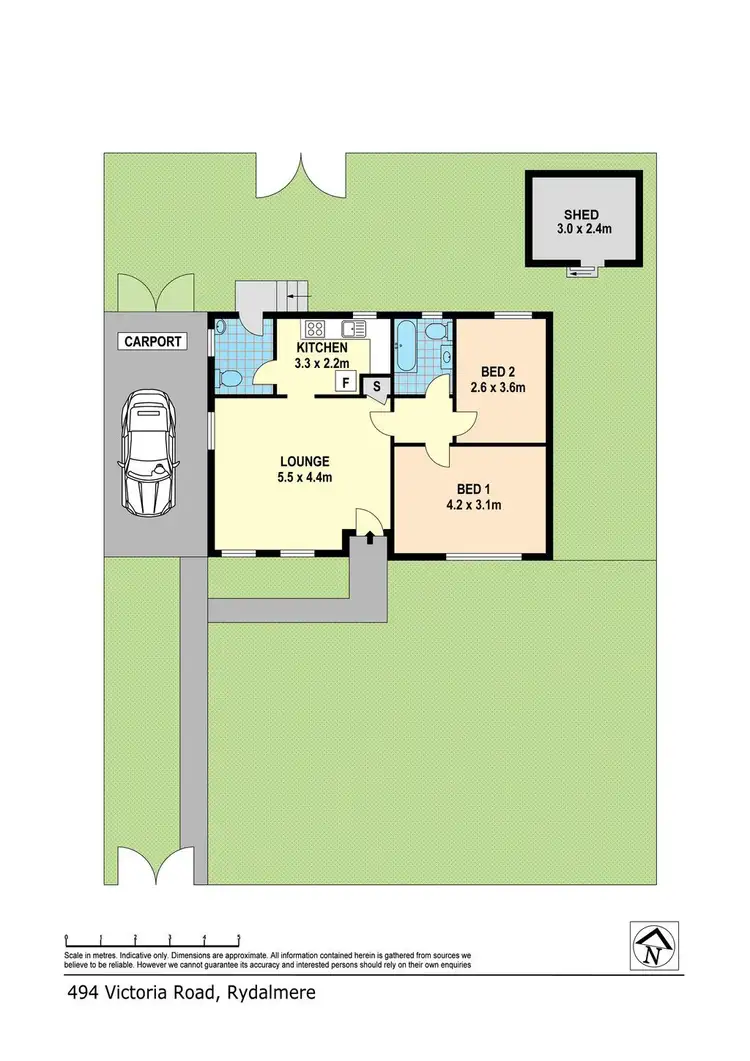 Floorplan of Homely house listing, 494 Victoria Road, Rydalmere NSW 2116