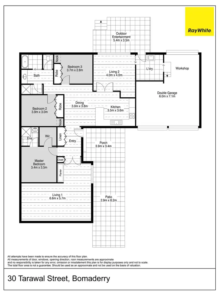 Floorplan of Homely house listing, 30 Tarawal Street, Bomaderry NSW 2541