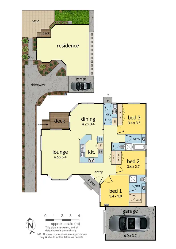Floorplan of Homely unit listing, 1/25 Parkhill Drive, Ashwood VIC 3147