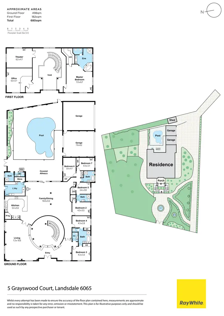 Floorplan of Homely house listing, 5 Grayswood Court, Landsdale WA 6065