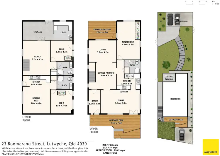 Floorplan of Homely house listing, 23 Boomerang Street, Lutwyche QLD 4030