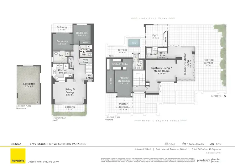 Floorplan of Homely apartment listing, 7/92 Stanhill Drive, Surfers Paradise QLD 4217