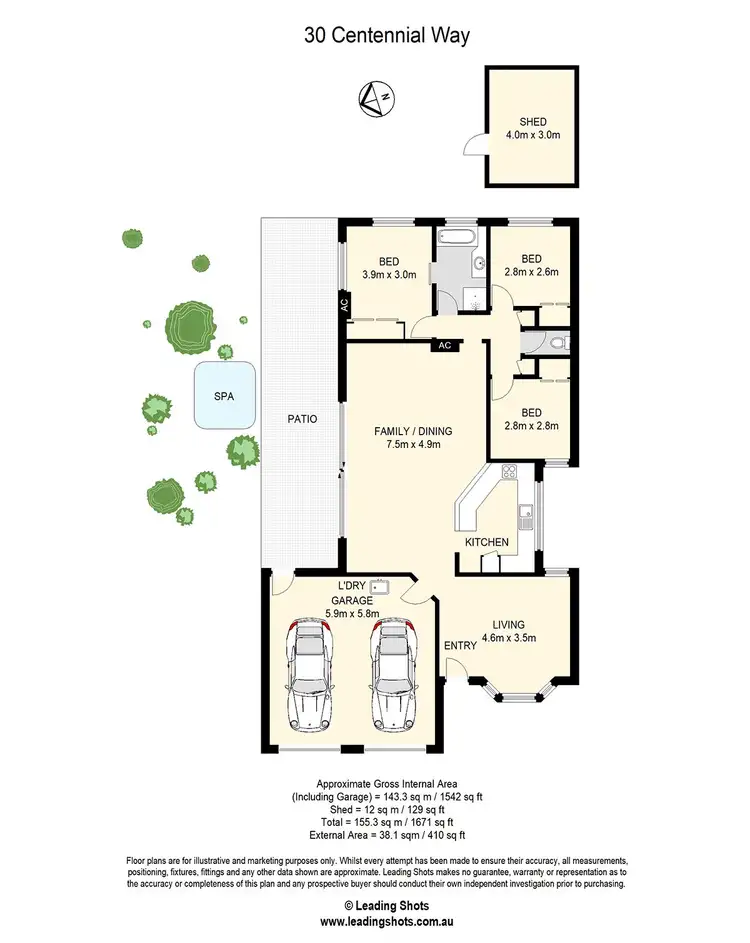 Floorplan of Homely house listing, 30 Centennial Way, Forest Lake QLD 4078