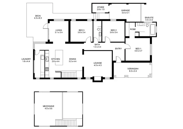 Floorplan of Homely house listing, 89 Central Avenue, Mount Lawley WA 6050