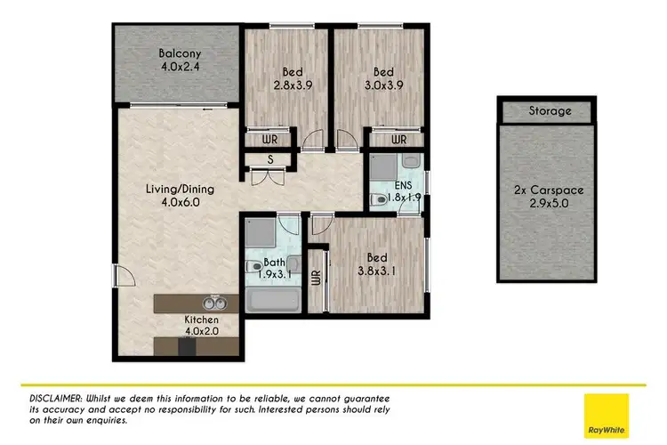 Floorplan of Homely apartment listing, 401/140A Best Road, Seven Hills NSW 2147