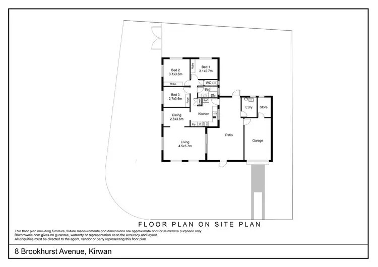 Floorplan of Homely house listing, 8 Brookhurst Avenue, Kirwan QLD 4817