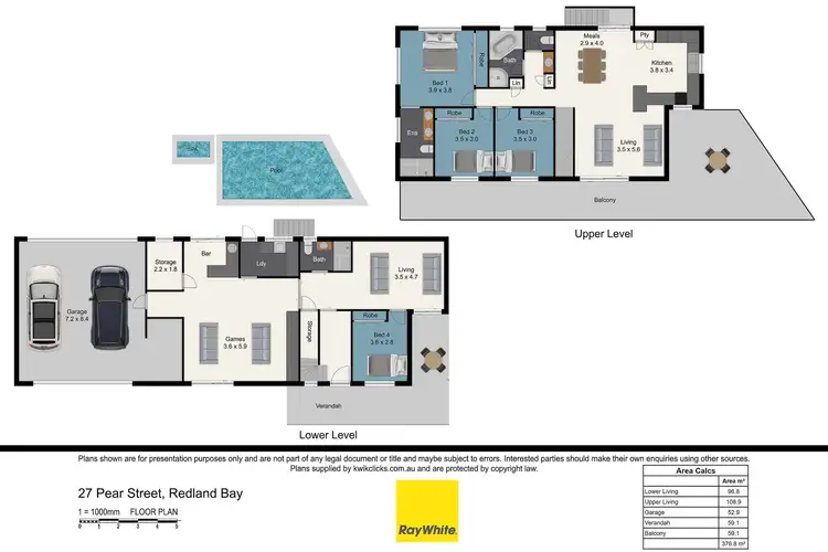 Floorplan of Homely house listing, 27 Pear Street, Redland Bay QLD 4165