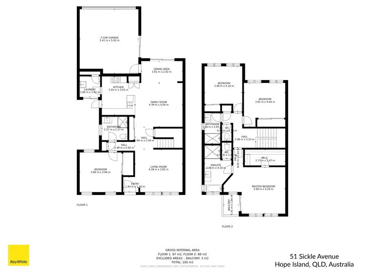 Floorplan of Homely house listing, 51 Sickle Avenue, Hope Island QLD 4212