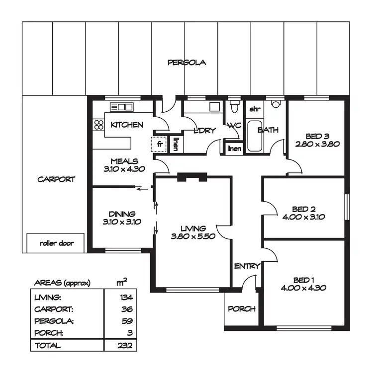 Floorplan of Homely house listing, 3 Grivell Street, Campbelltown SA 5074