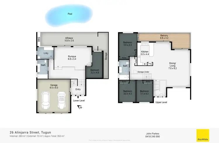 Floorplan of Homely house listing, 26 Alinjarra Drive, Tugun QLD 4224