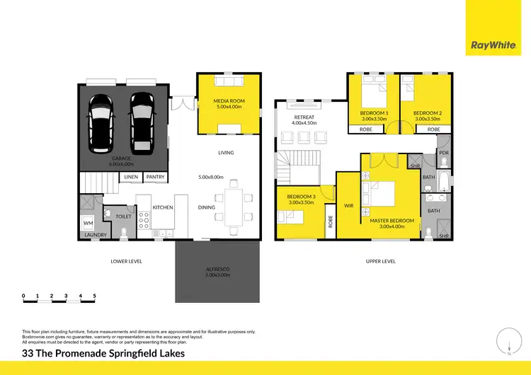 Floorplan of Homely house listing, 33 The Promenade, Springfield Lakes QLD 4300