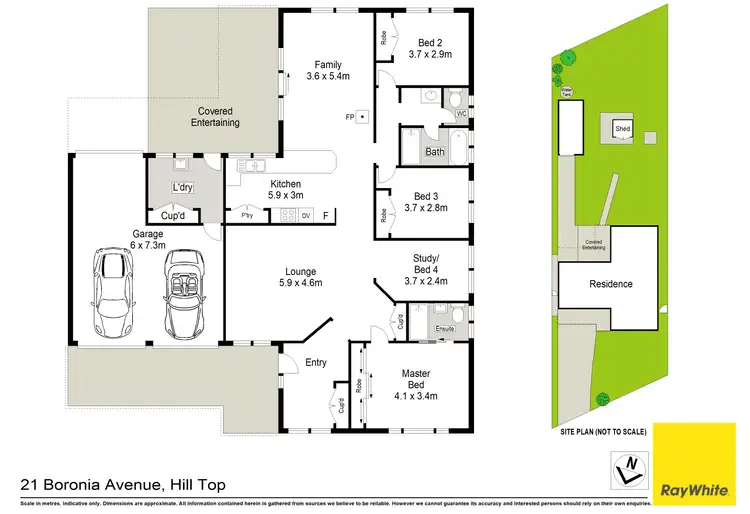 Floorplan of Homely house listing, 21 Boronia Avenue, Hill Top NSW 2575
