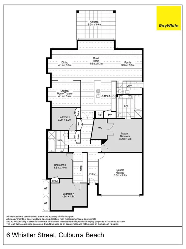Floorplan of Homely house listing, 6 Whistler Street, Culburra Beach NSW 2540