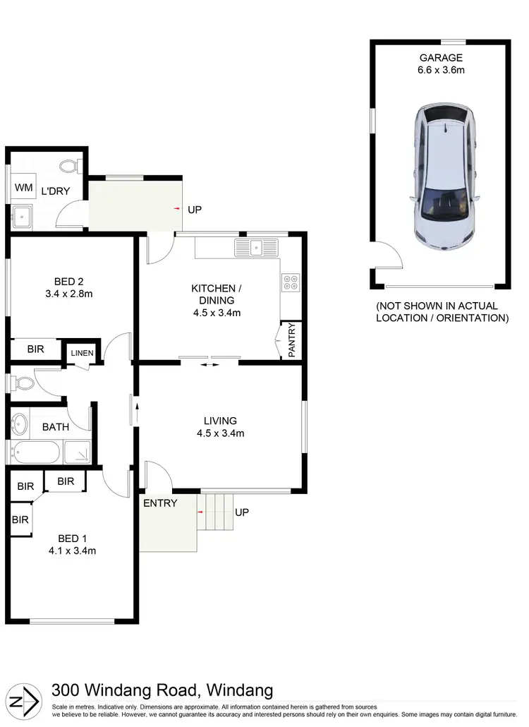 Floorplan of Homely house listing, 300 Windang Road, Windang NSW 2528