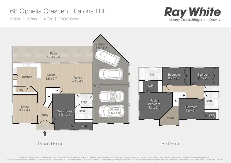 Floorplan of Homely house listing, 68 Ophelia Crescent, Eatons Hill QLD 4037