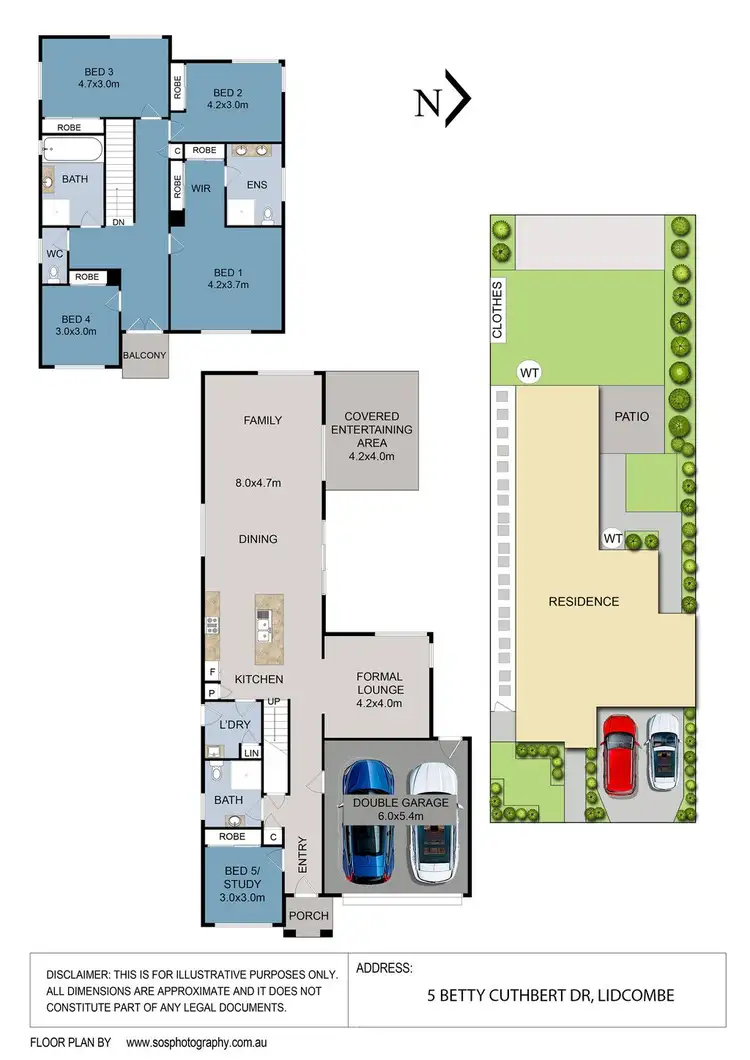 Floorplan of Homely house listing, 5 Betty Cuthbert Drive, Lidcombe NSW 2141