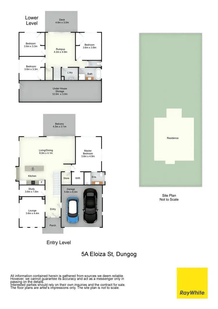 Floorplan of Homely house listing, 5A Eloiza Street, Dungog NSW 2420