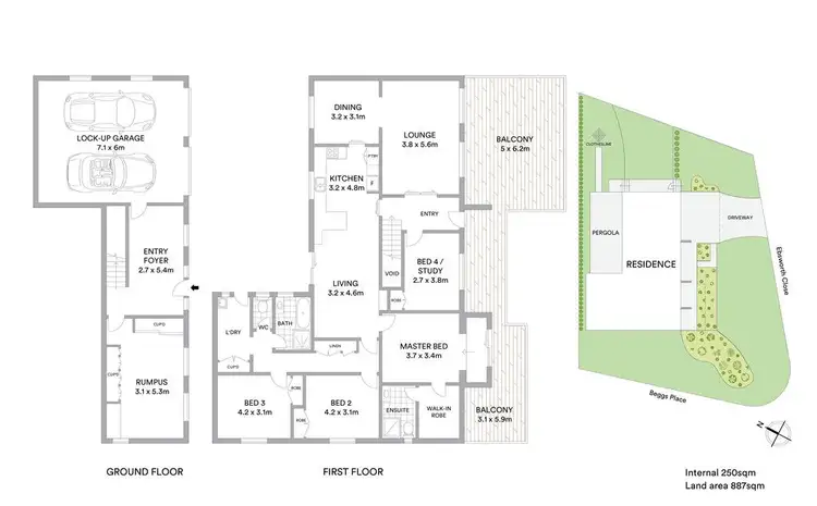 Floorplan of Homely house listing, 9 Ebsworth Close, Macarthur ACT 2904