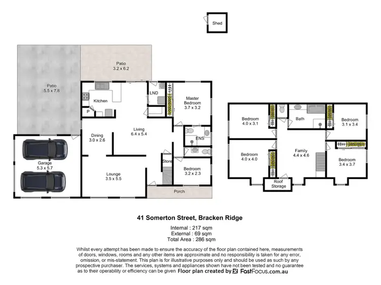 Floorplan of Homely house listing, 41 Somerton Street, Bracken Ridge QLD 4017